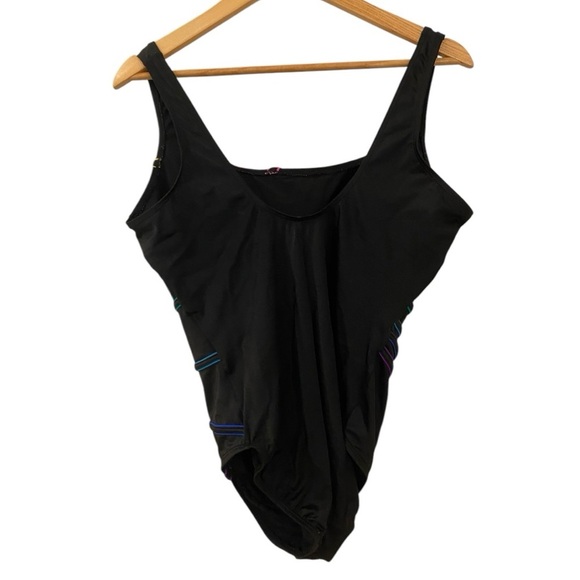 Longitude Womens One Piece Rainbow Swimsuit - Picture 7 of 7